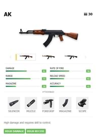 Free Fire में AKM